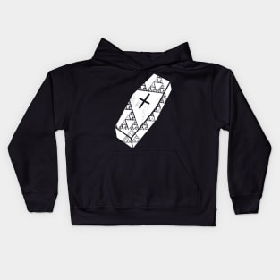 Fractal Death - Front Kids Hoodie